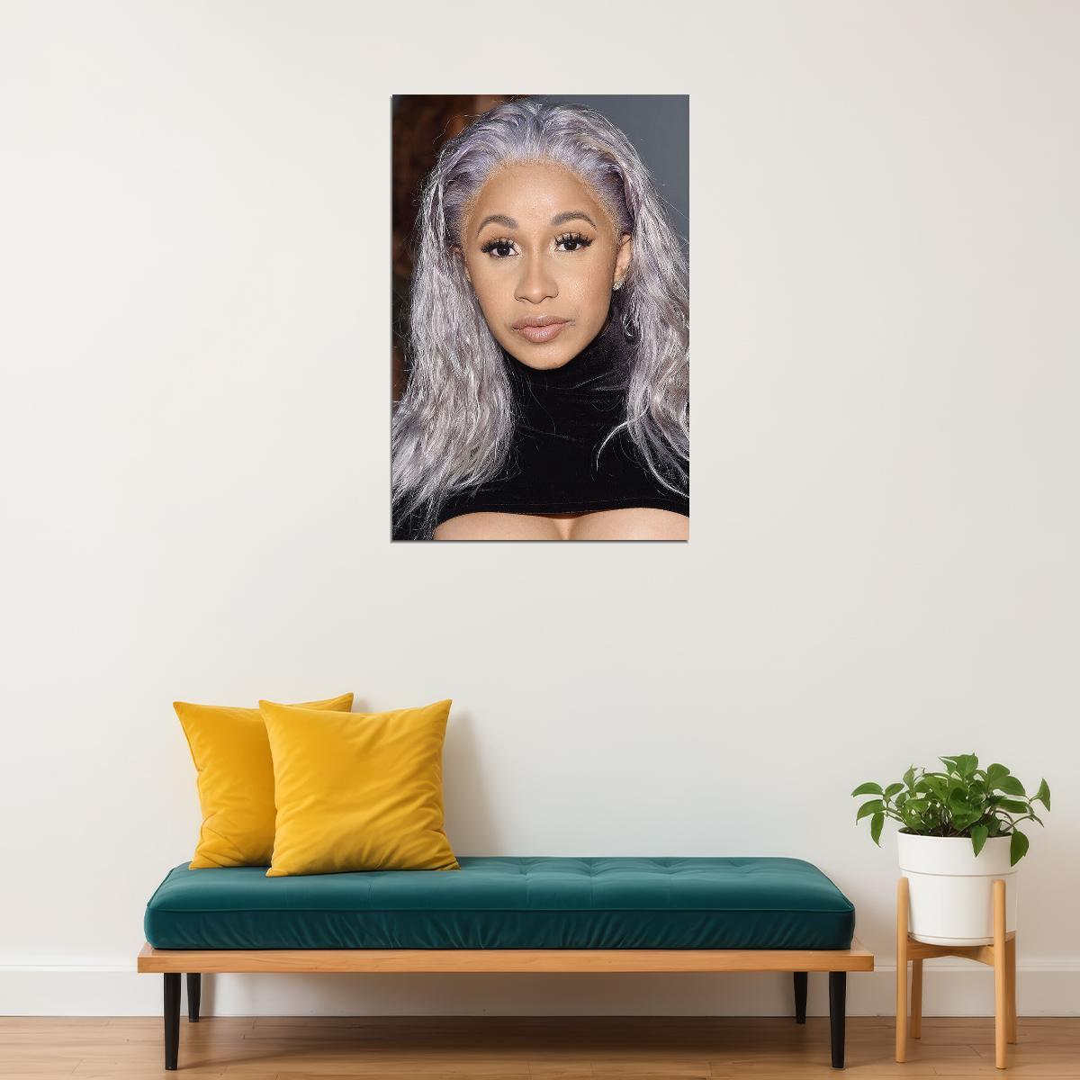 Cardi B Celebrity Singer Cinema Actor Rap Poster Wall Art Print Home Wall Decor - xonomax