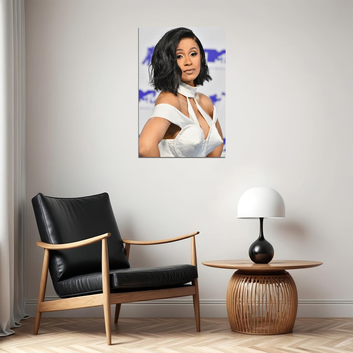Cardi B Celebrity Singer Cinema Actress Rap Poster Wall Art Print Home Wall Decor - xonomax