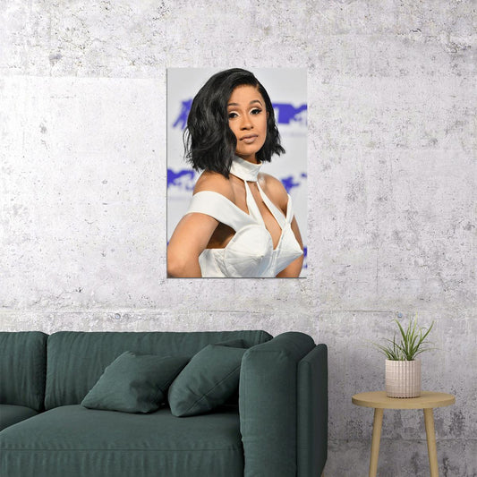 Cardi B Celebrity Singer Cinema Actress Rap Poster Wall Art Print Home Wall Decor - xonomax