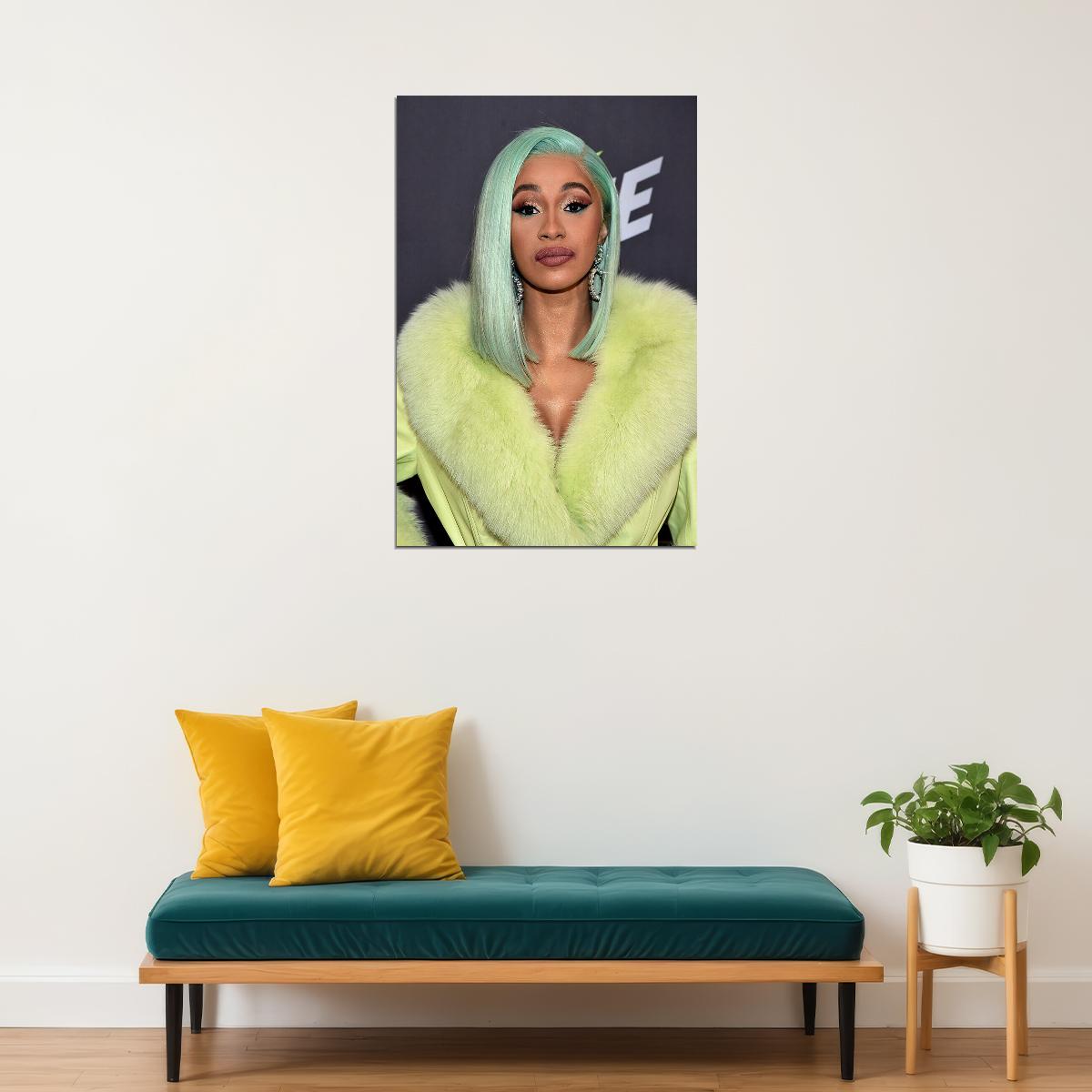 Cardi B Celebrity Singer Cinema Actress Poster Wall Art Print Home Wall Decor - xonomax