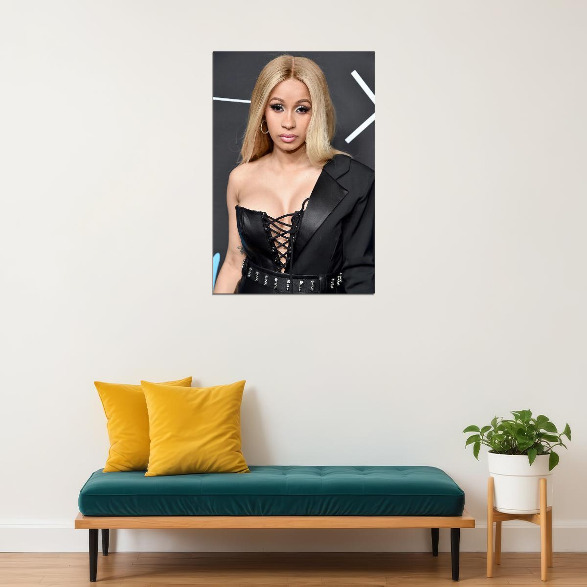 Cardi B Celebrity Singer Cinema Actor Artist Poster Wall Art Print Home Wall Decor - xonomax