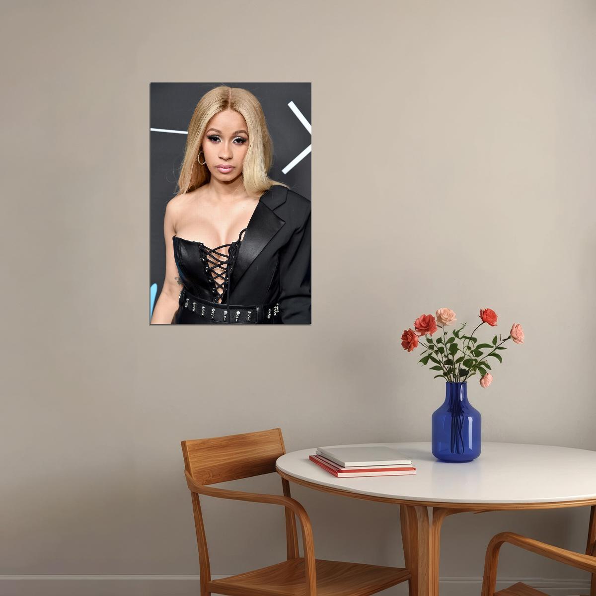 Cardi B Celebrity Singer Cinema Actor Artist Poster Wall Art Print Home Wall Decor - xonomax