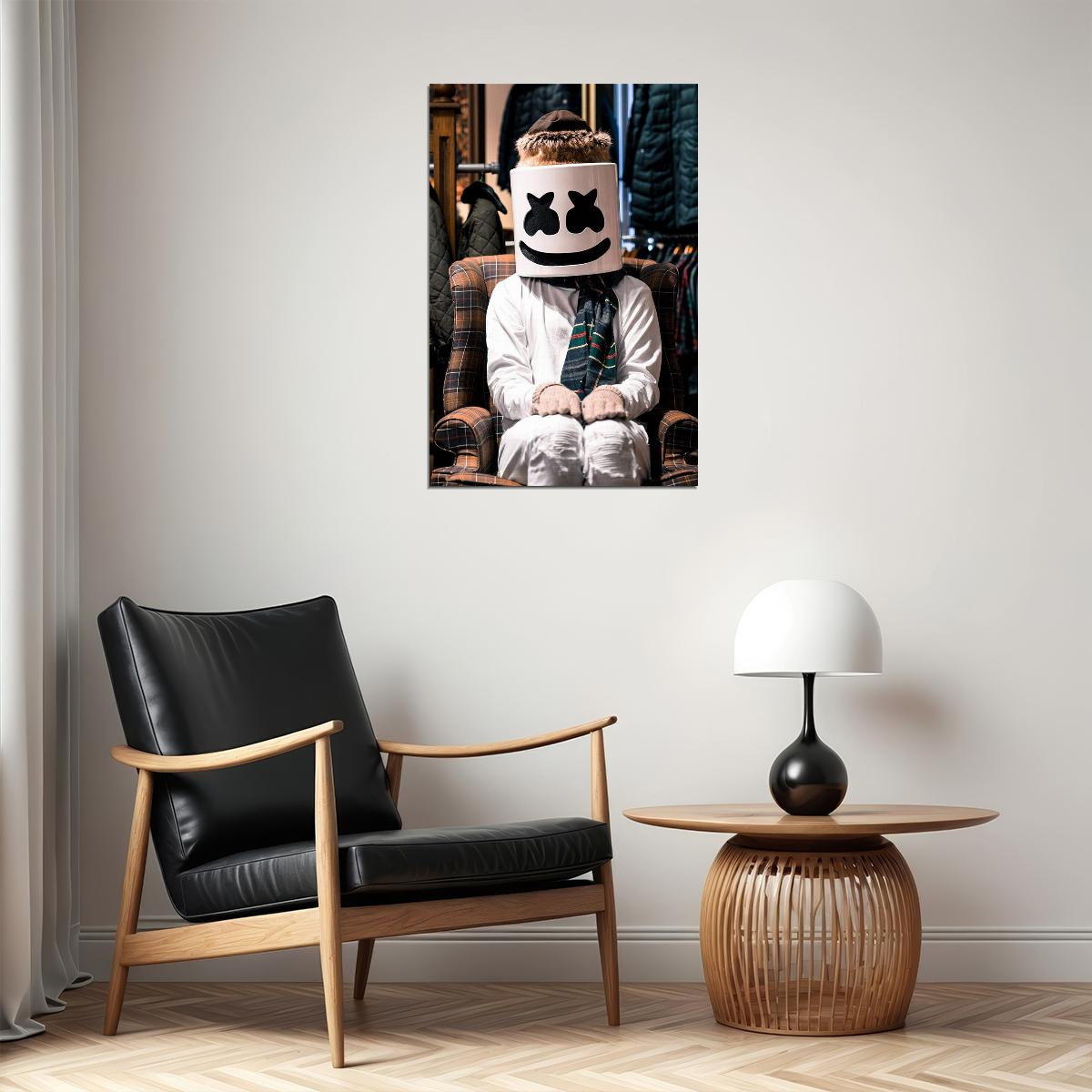 Marshmello Music Producer Musician Artist Poster Wall Art Print Home Wall Decor - xonomax
