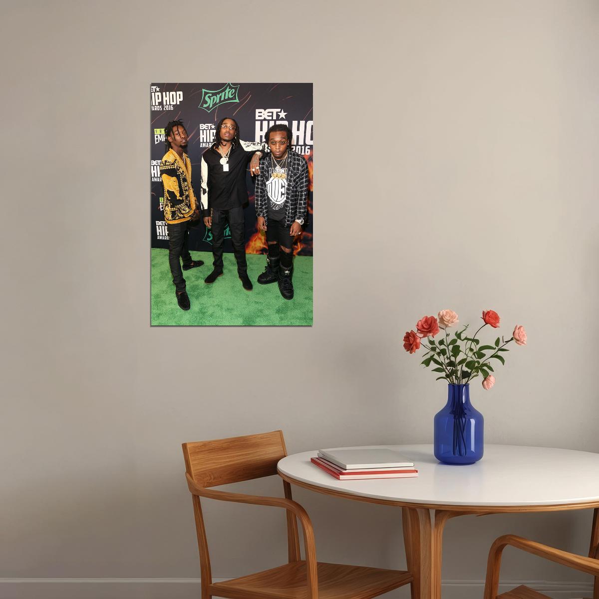 Migos American Music Band Rap Music Artist Poster Wall Art Print Home Wall Decor - xonomax