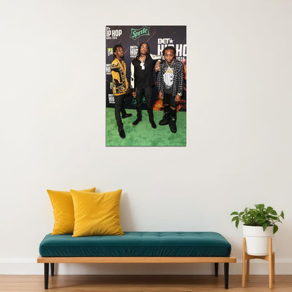 Migos American Music Band Rap Music Artist Poster Wall Art Print Home Wall Decor - xonomax