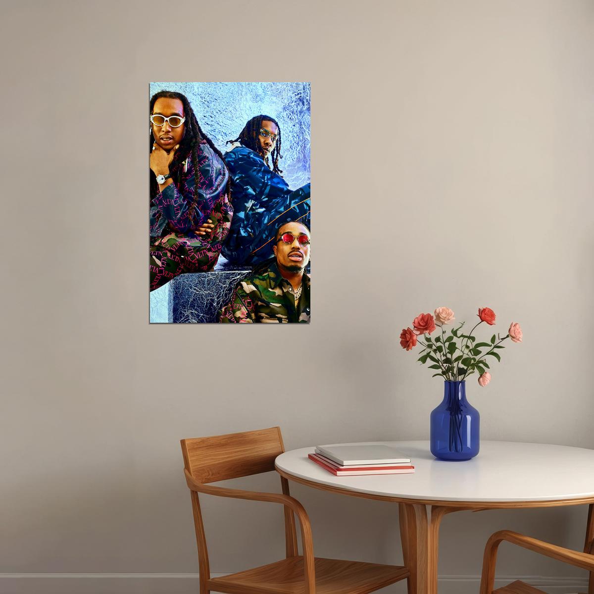 Migos Celebrity American Music Band Rapper Music Poster Wall Art Print Home Wall Decor - xonomax