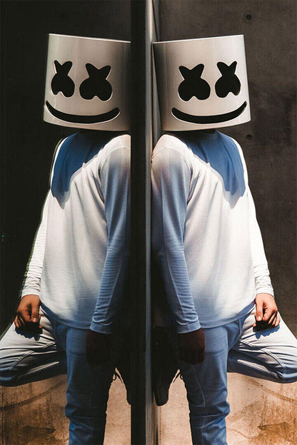 Marshmello Celebrity Music Producer Dance Poster Wall Art Print Home Wall Decor - xonomax