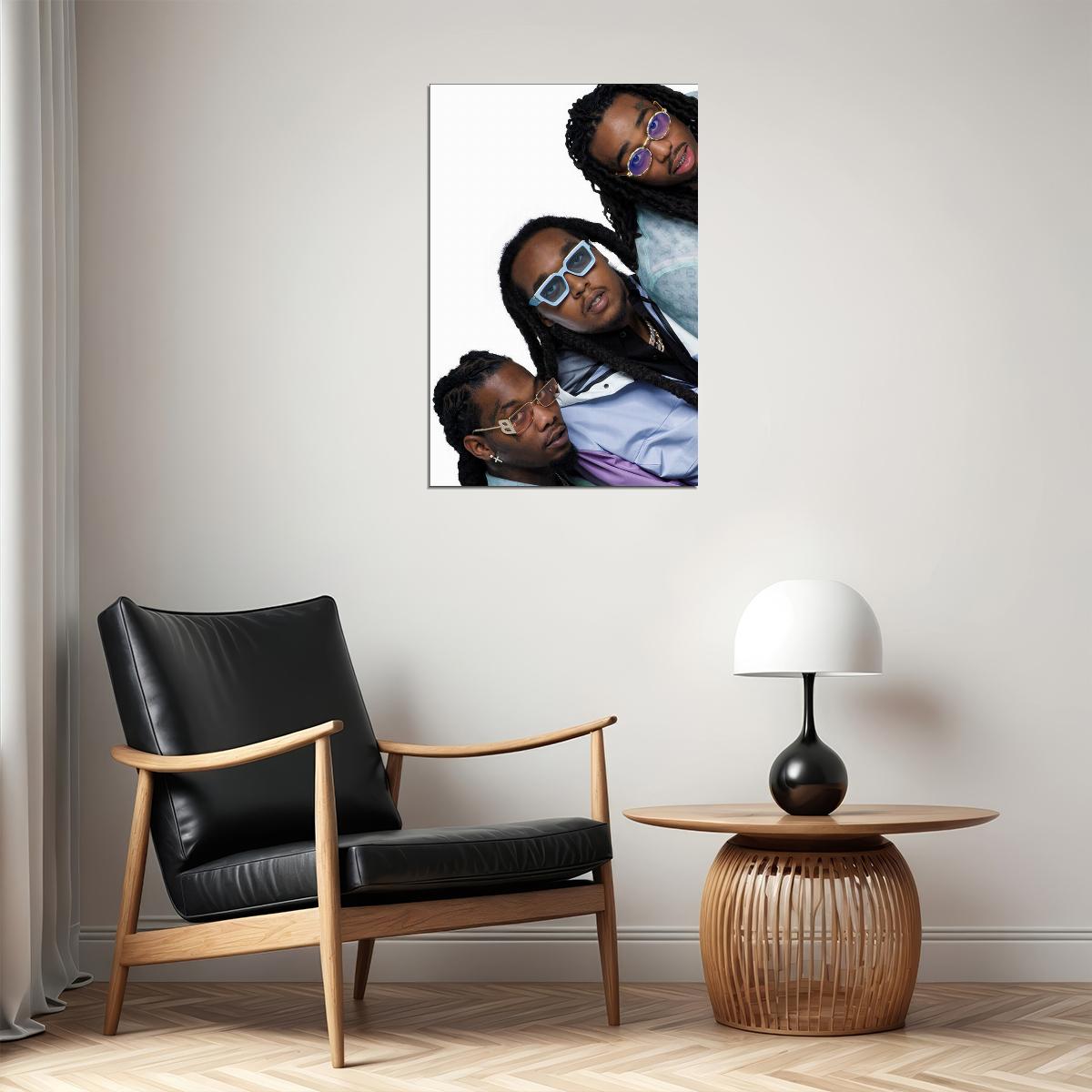 Migos Celebrity American Music Band Dance Music Poster Wall Art Print Home Wall Decor - xonomax
