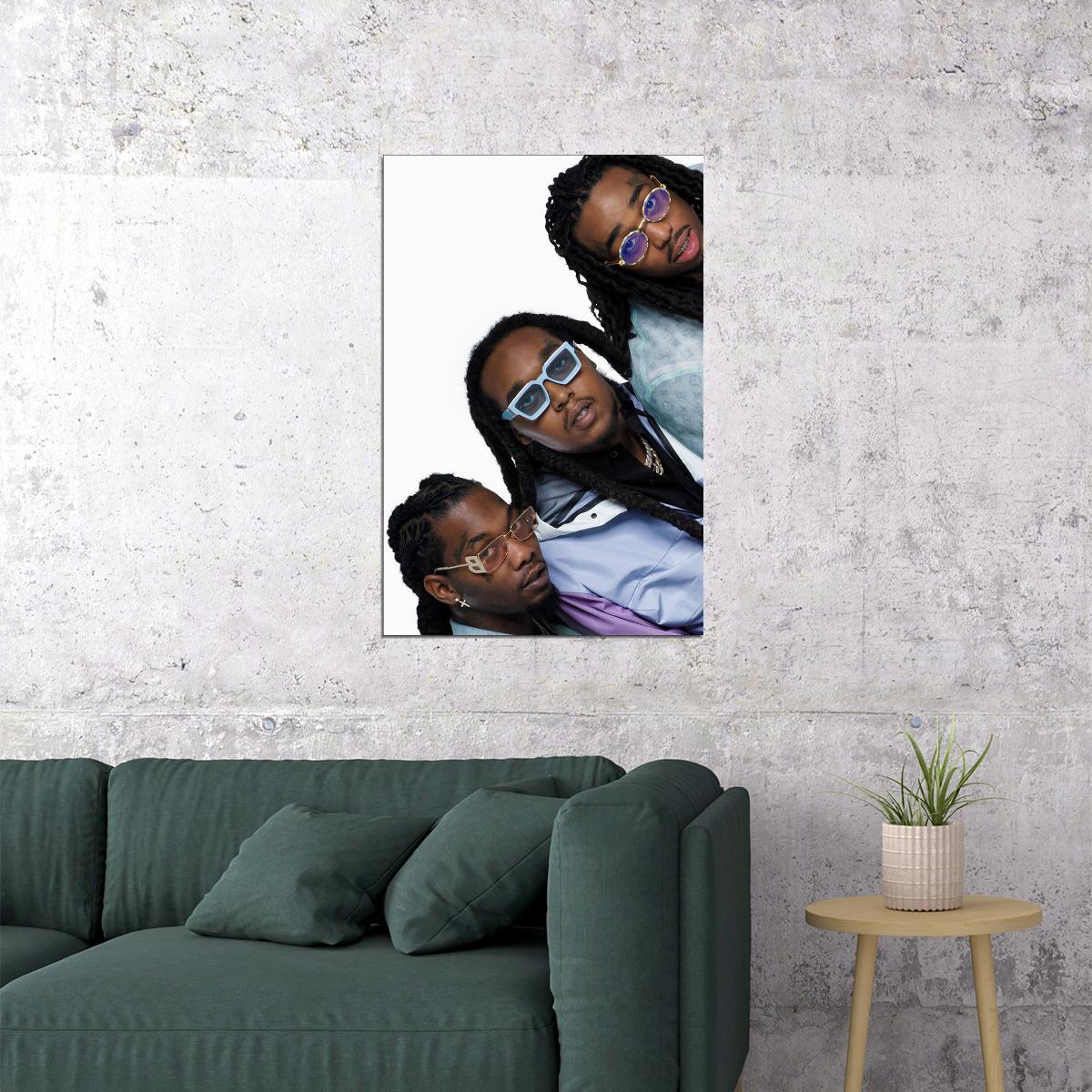 Migos Celebrity American Music Band Dance Music Poster Wall Art Print Home Wall Decor - xonomax