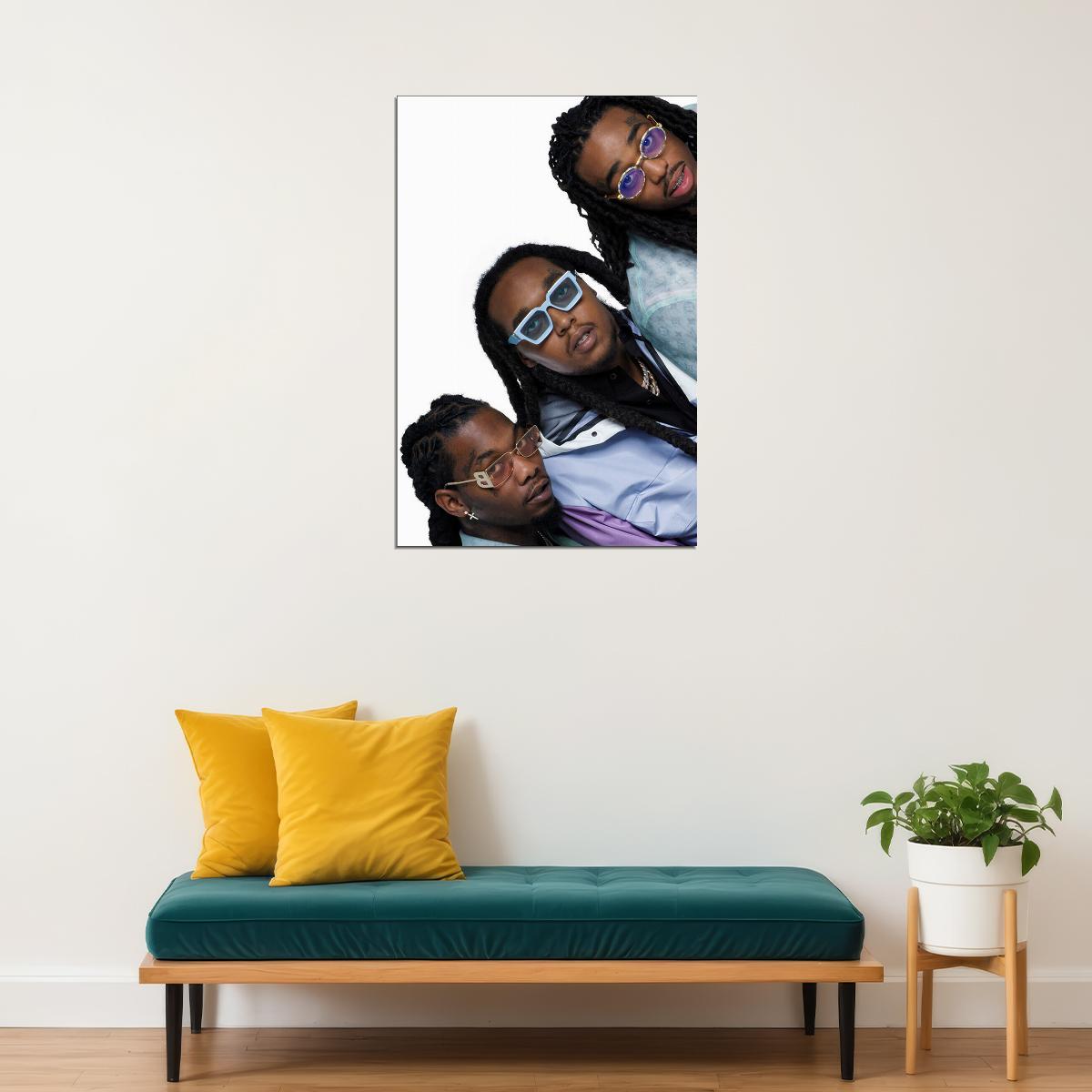 Migos Celebrity American Music Band Dance Music Poster Wall Art Print Home Wall Decor - xonomax