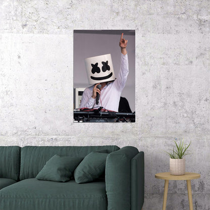 Marshmello Celebrity Music Producer Artist Poster Wall Art Print Home Wall Decor - xonomax
