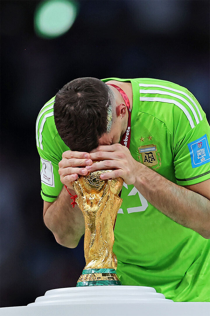 Martinez 2022 World Soccer Trophy Argentina Football Poster Wall Art Print Home Wall Decor - xonomax