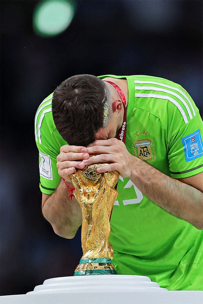 Martinez 2022 World Soccer Trophy Argentina Football Poster Wall Art Print Home Wall Decor - xonomax