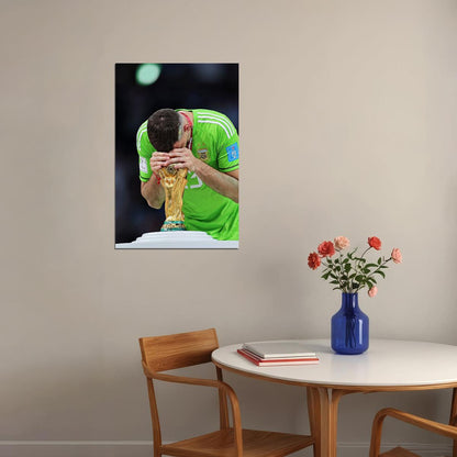 Martinez 2022 World Soccer Trophy Argentina Football Poster Wall Art Print Home Wall Decor - xonomax