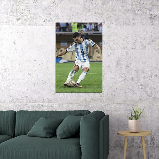 Montiel Argentina Last Penalty Shot Football World Soccer Fans Poster Wall Art Print Home Wall Decor - xonomax
