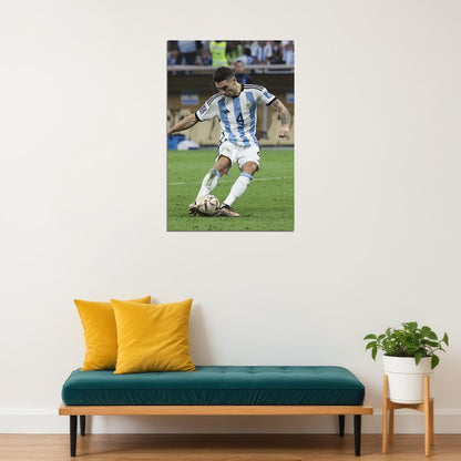 Montiel Argentina Last Penalty Shot Football World Soccer Fans Poster Wall Art Print Home Wall Decor - xonomax
