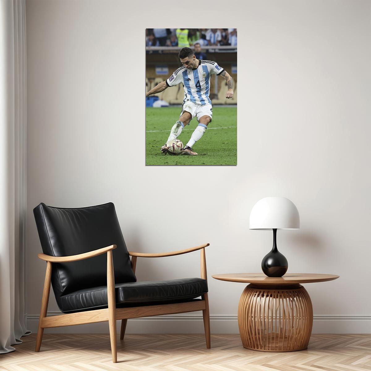 Montiel Argentina Last Penalty Shot Football World Soccer Fans Poster Wall Art Print Home Wall Decor - xonomax