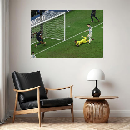 Messi Goal Argentina Football Soccer Player Fans Poster Wall Art Print Home Wall Decor - xonomax