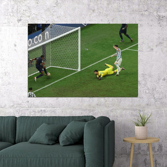 Messi Goal Argentina Football Soccer Player Fans Poster Wall Art Print Home Wall Decor - xonomax