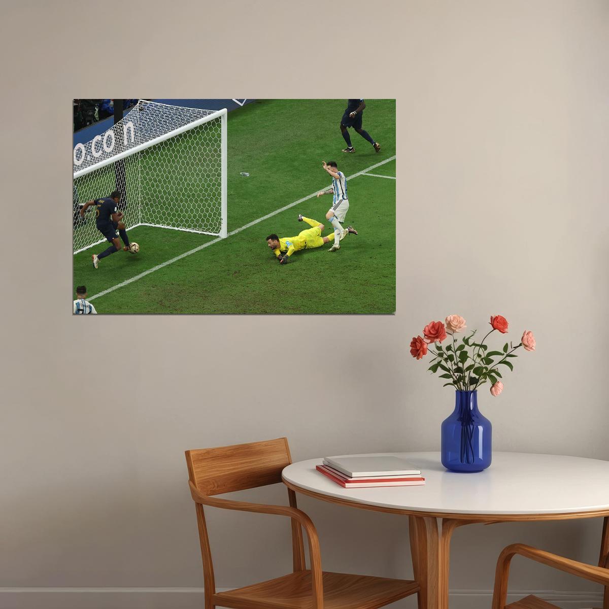 Messi Goal Argentina Football Soccer Player Fans Poster Wall Art Print Home Wall Decor - xonomax
