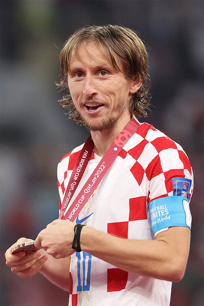 Luka Modric Croatia National Team World Cup Poster Wall Art Print Home Wall Decor - xonomax