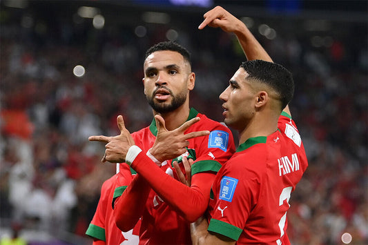 Youssef En Nesyri Morocco National Team World Cup Poster Wall Art Print Home Wall Decor