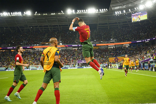 Cristiano Ronaldo Goal Celebration Portugal World Cup Poster Wall Art Print Home Wall Decor - xonomax