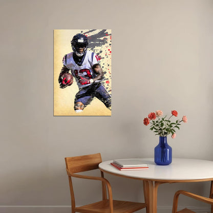 Houston Texans Brandin Cooks American Footballer Poster Wall Art Print Home Wall Decor - xonomax