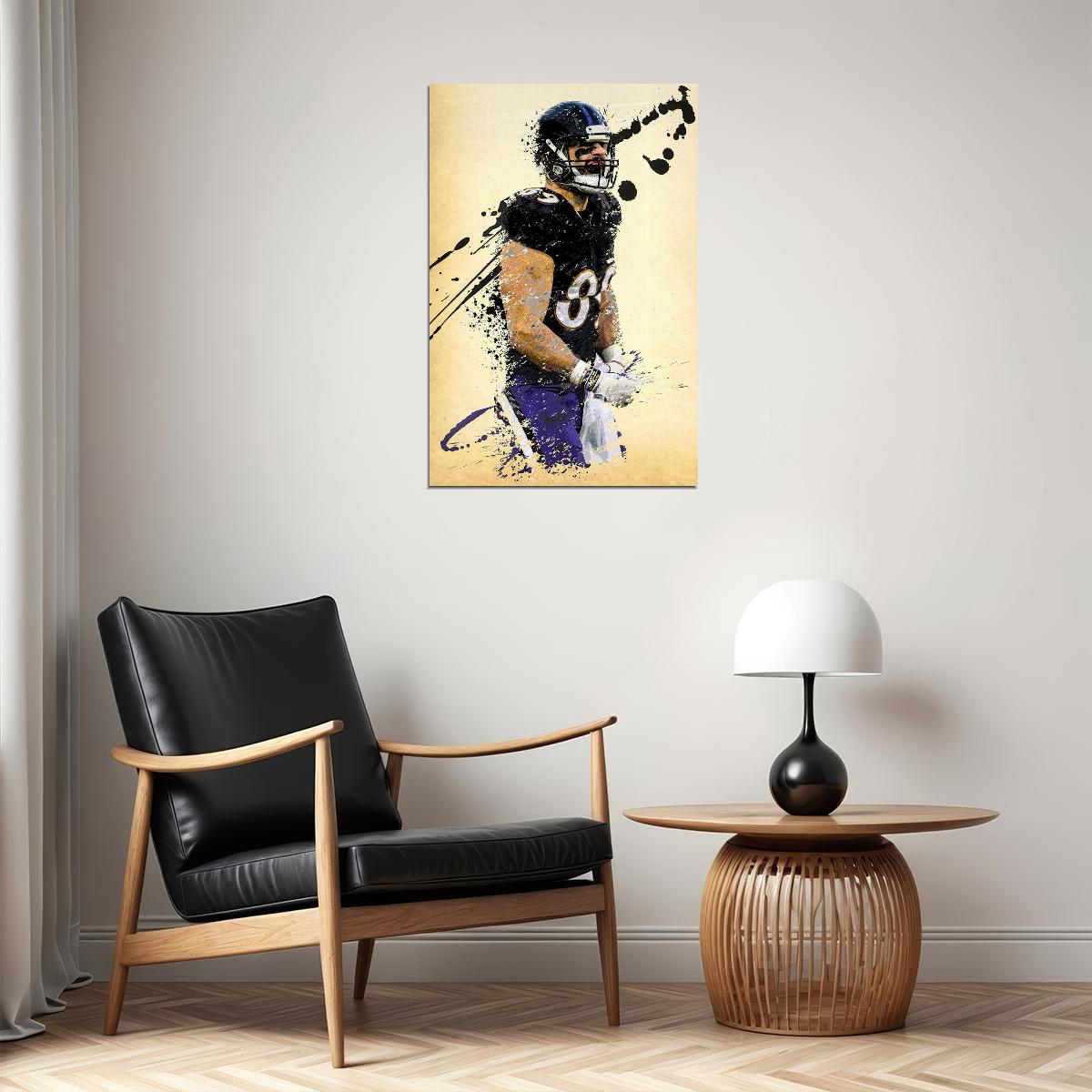 Baltimore Ravens American Football Player Mark Andrews Poster Wall Art Print Home Wall Decor - xonomax