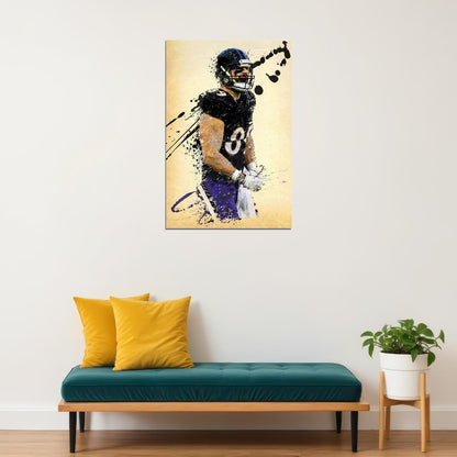 Baltimore Ravens American Football Player Mark Andrews Poster Wall Art Print Home Wall Decor - xonomax