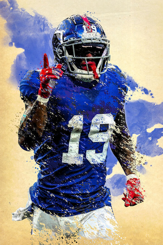 New York Giants Kenny Golladay American Football Player Poster Wall Art Print Home Wall Decor - xonomax