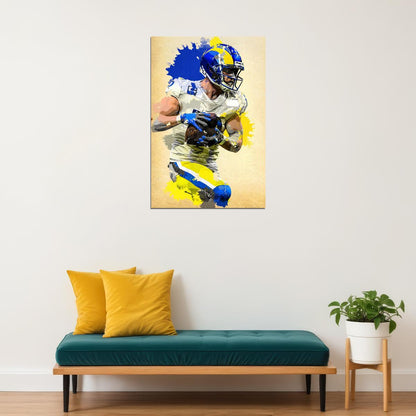 Los Angeles Rams Cooper Kupp American Football Player Poster Wall Art Print Home Wall Decor - xonomax