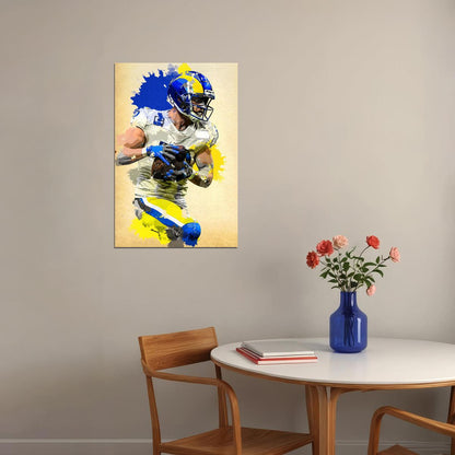 Los Angeles Rams Cooper Kupp American Football Player Poster Wall Art Print Home Wall Decor - xonomax