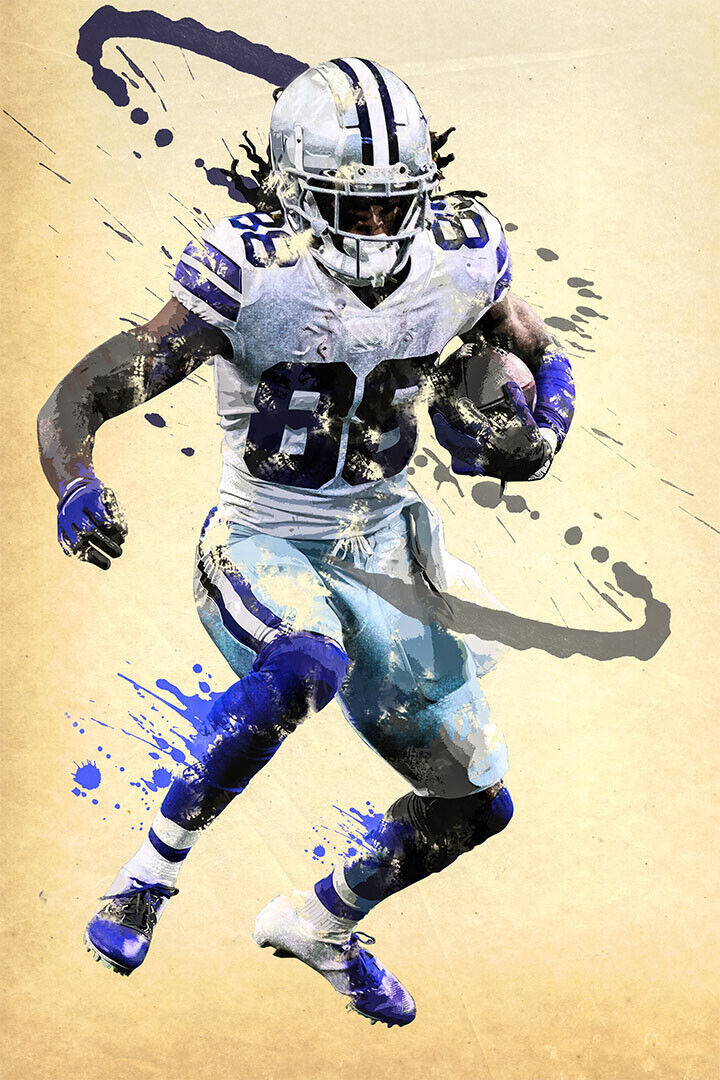 Dallas Cowboys Cee Dee Lamb American Football Player Poster Wall Art Print Home Wall Decor - xonomax