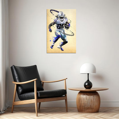 Dallas Cowboys Cee Dee Lamb American Football Player Poster Wall Art Print Home Wall Decor - xonomax