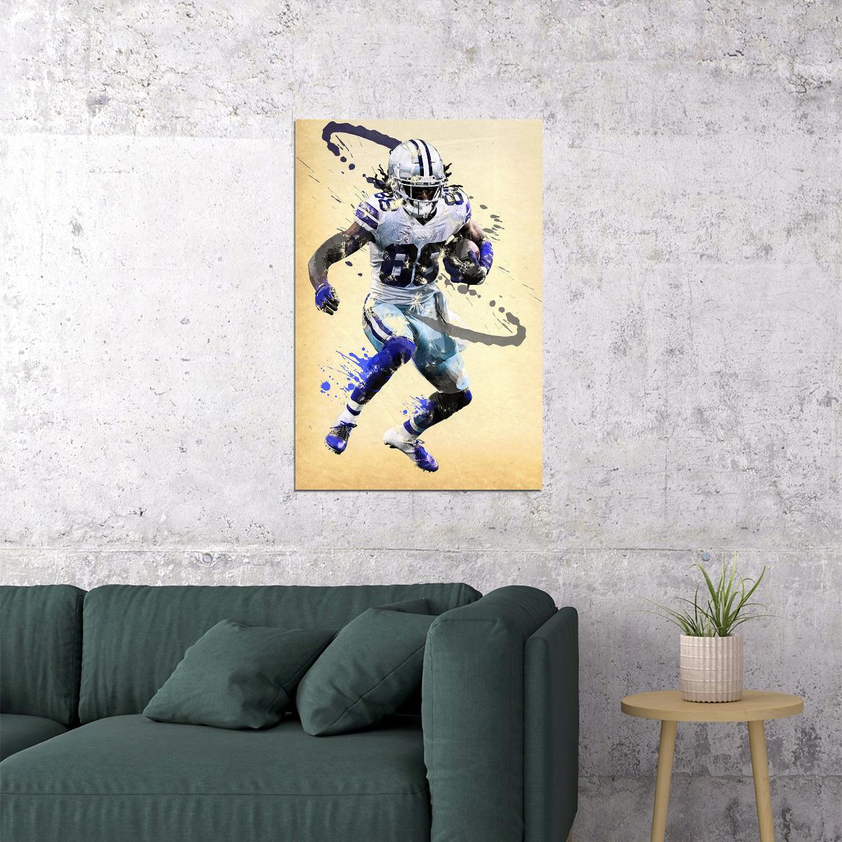 Dallas Cowboys Cee Dee Lamb American Football Player Poster Wall Art Print Home Wall Decor - xonomax