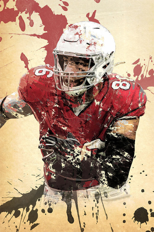 Arizona Cardinals Zach Ertz American Football Player Poster Wall Art Print Home Wall Decor - xonomax