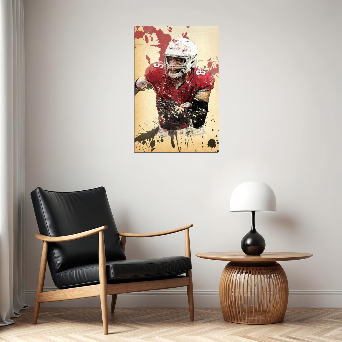 Arizona Cardinals Zach Ertz American Football Player Poster Wall Art Print Home Wall Decor - xonomax