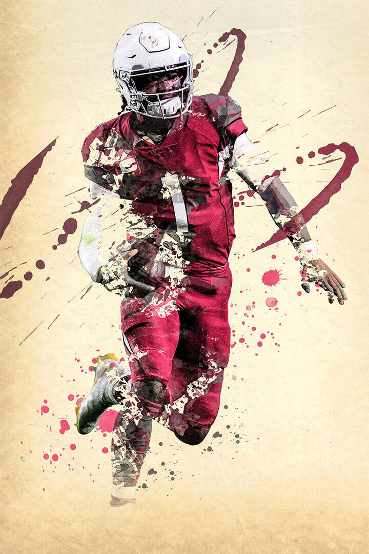 Arizona Cardinals Kyler Murray American Football Player Poster Wall Art Print Home Wall Decor - xonomax