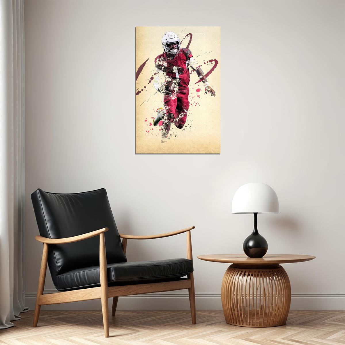 Arizona Cardinals Kyler Murray American Football Player Poster Wall Art Print Home Wall Decor - xonomax