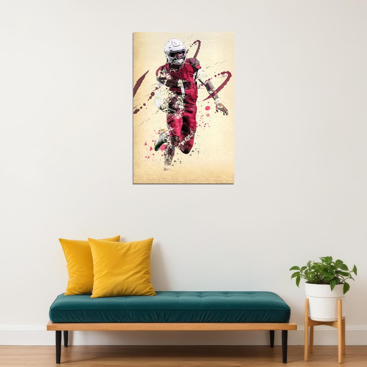 Arizona Cardinals Kyler Murray American Football Player Poster Wall Art Print Home Wall Decor - xonomax