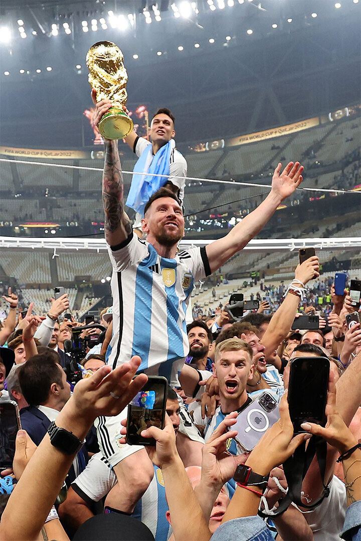 Messi Lautaro Football Final 2022 Argentina Soccer Champions Poster Wall Art Print Home Wall Decor - xonomax