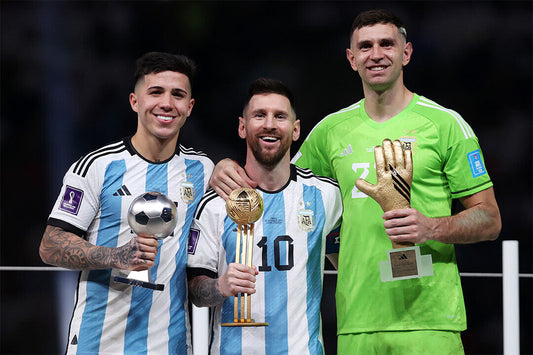 Best Player Awards Trophy Argentina Soccer Champions Leo Messi Poster Wall Art Print Home Wall Decor - xonomax
