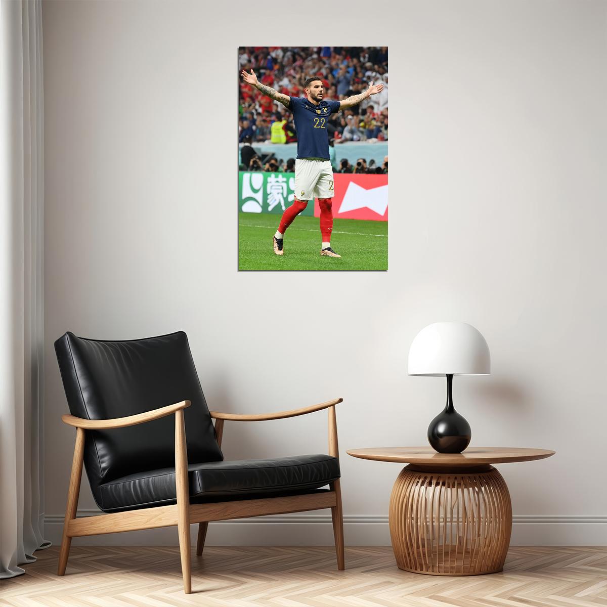 Theo Hernandez France National Team World Cup Poster Wall Art Print Home Wall Decor - xonomax