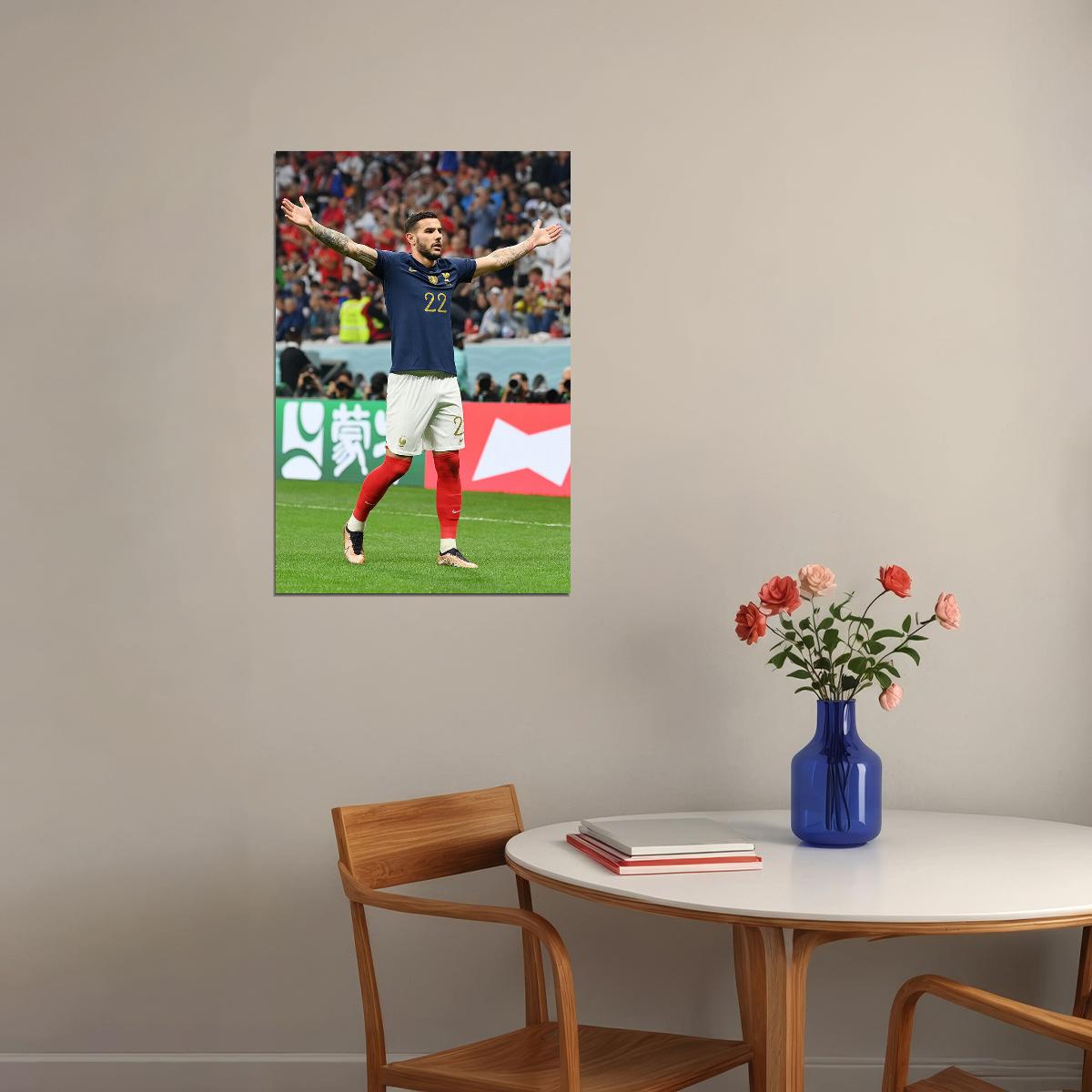Theo Hernandez France National Team World Cup Poster Wall Art Print Home Wall Decor - xonomax