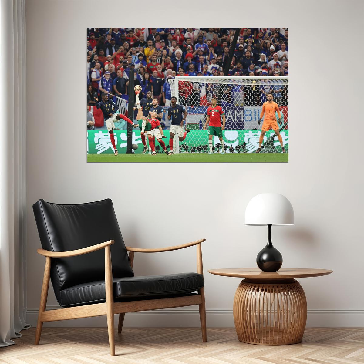 Jawad El Yamiq Morocco National Team World Cup Poster Wall Art Print Home Wall Decor - xonomax