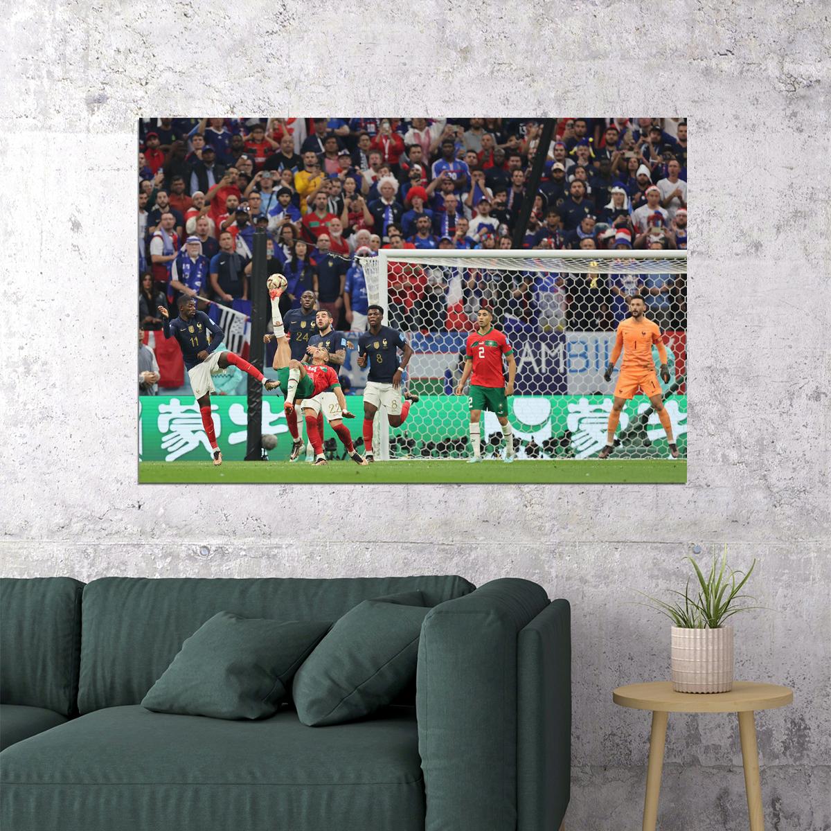 Jawad El Yamiq Morocco National Team World Cup Poster Wall Art Print Home Wall Decor - xonomax