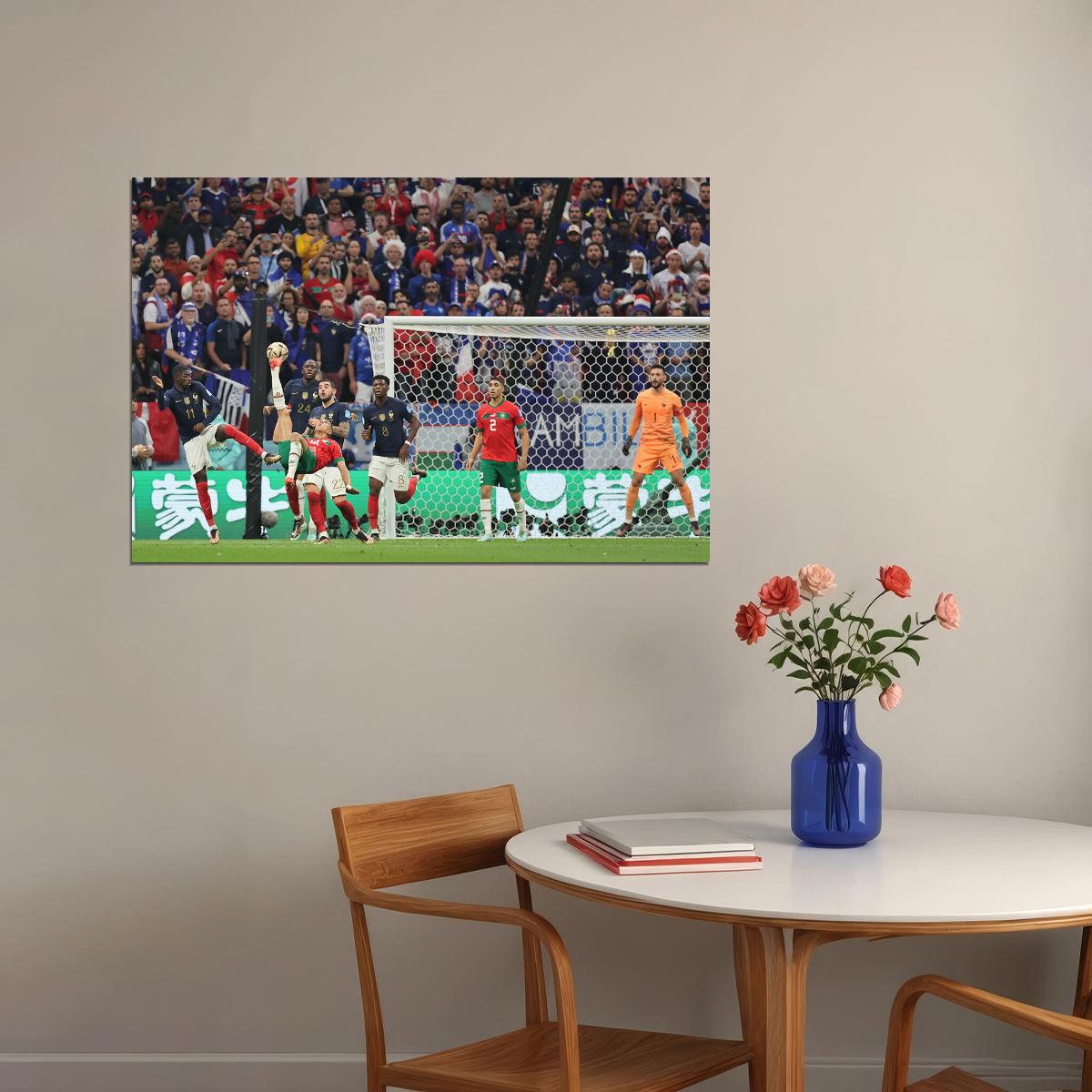 Jawad El Yamiq Morocco National Team World Cup Poster Wall Art Print Home Wall Decor - xonomax