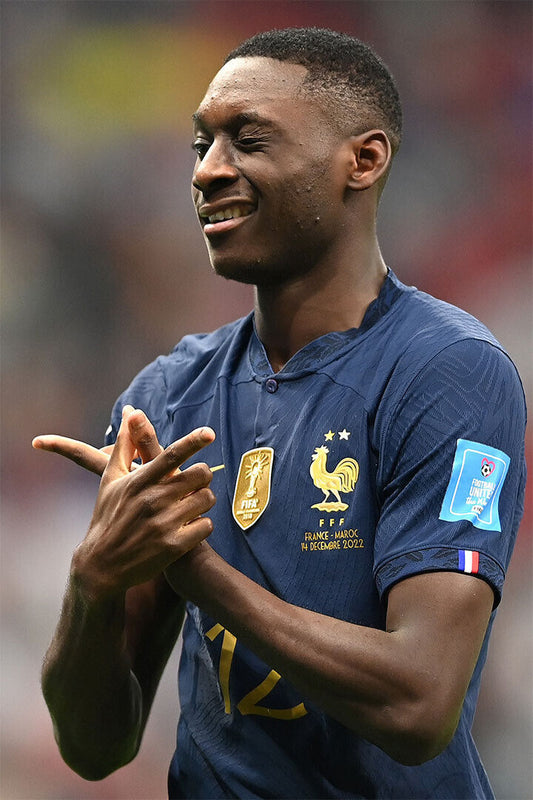 Randal Kolo Muani Goal Celebration France World Cup Poster Wall Art Print Home Wall Decor - xonomax