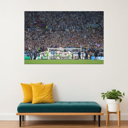 Argentina National Football Team World Cup Poster Wall Art Print Home Wall Decor - xonomax